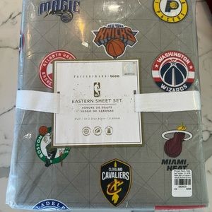 Pottery Barn Teen NBA Eastern full sheet set